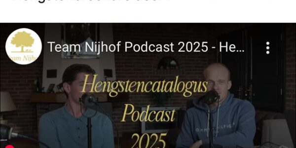 Team Nijhof Hengsten Podcast deel 1.